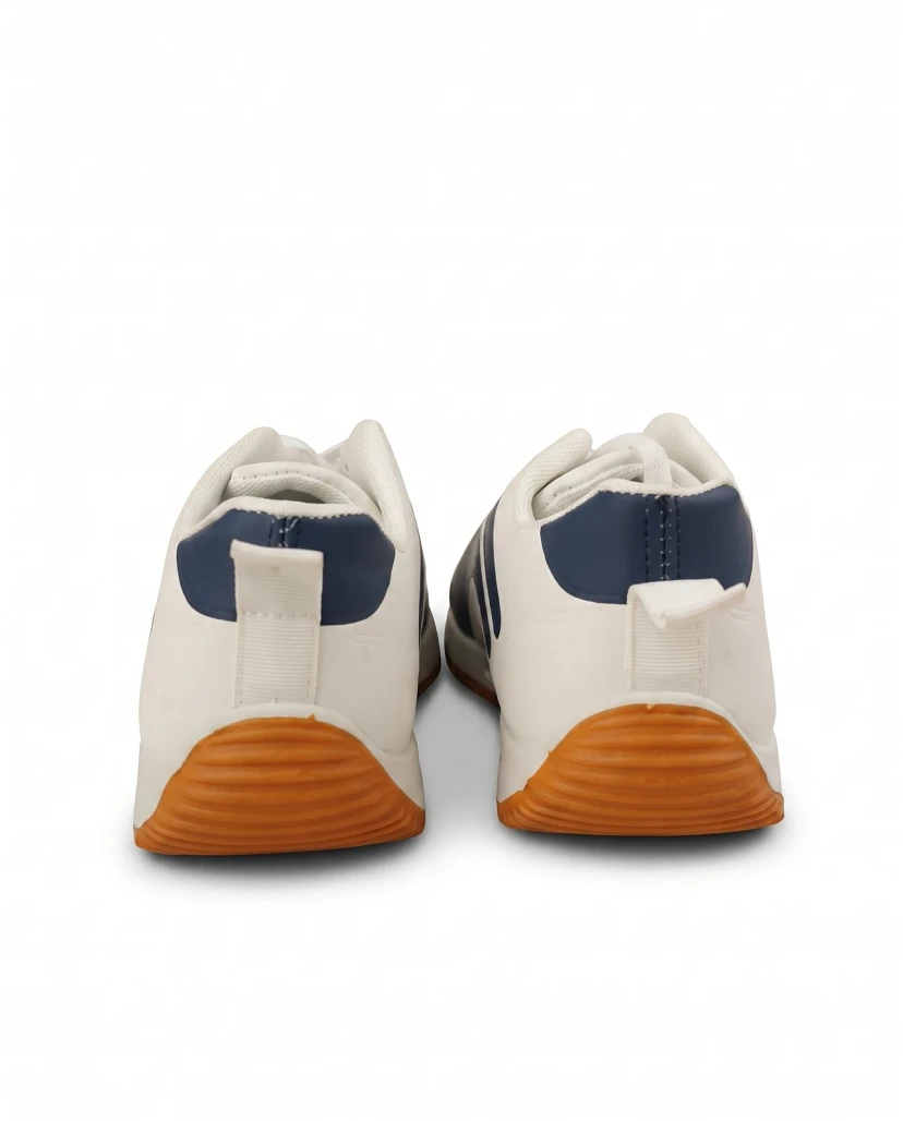 Men's Active Sports Sneakers - White & Blue