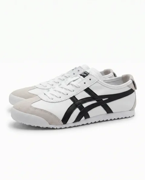 Tipor Heritage Retro Sneakers - White & Black