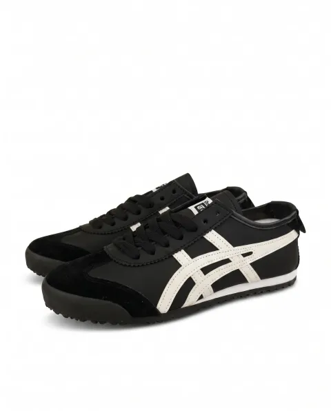 Tipor Heritage Retro Sneakers - Black & White