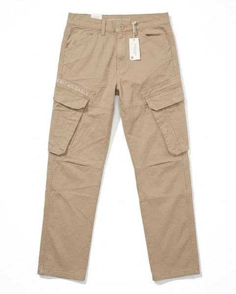American Eagle Men's Classic Utility Cargo Pants - Khaki