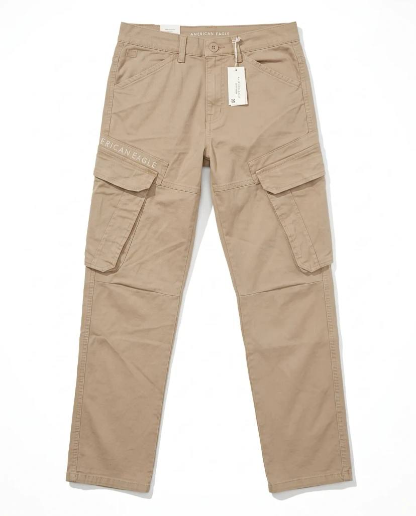 American Eagle Men's Classic Utility Cargo Pants - Khaki